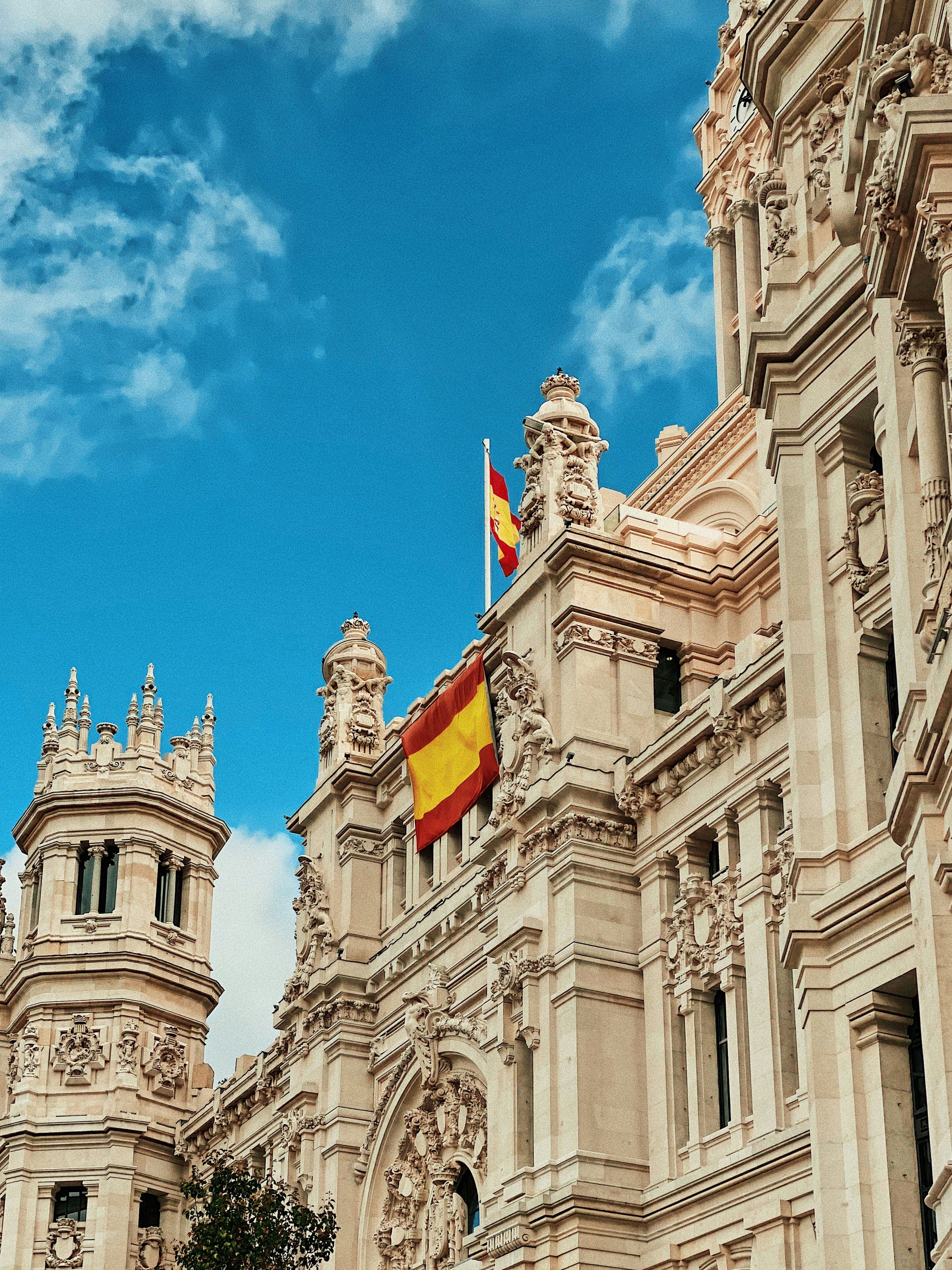 The Royal Palace of Madrid.