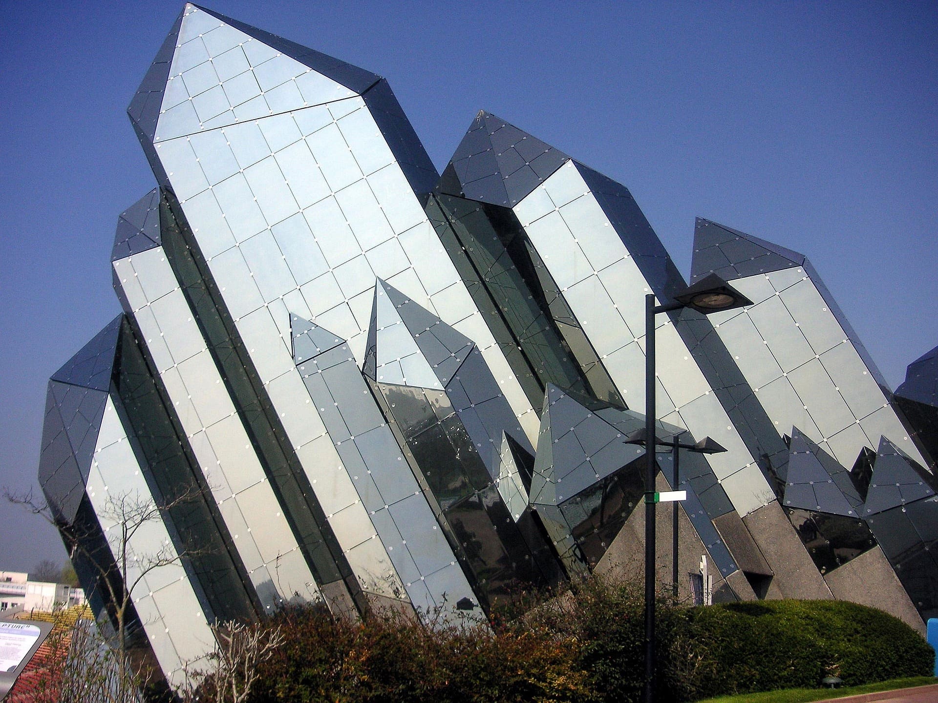 The Futuroscope park logo building.